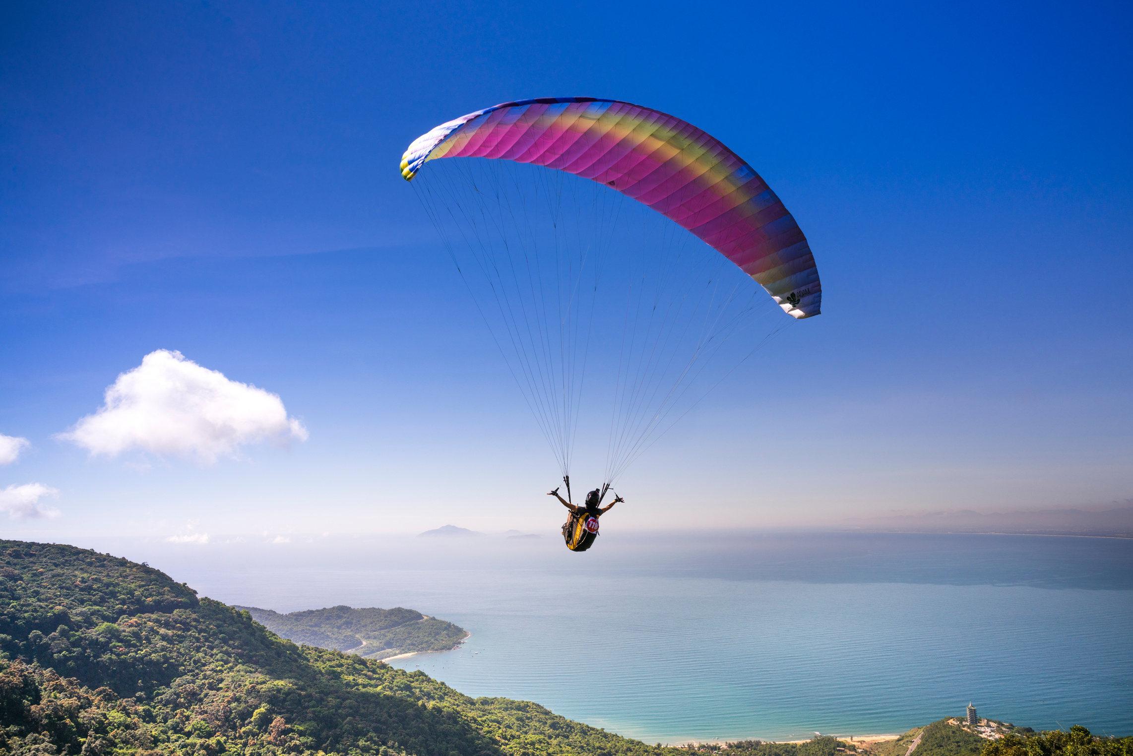 Person Paragliding